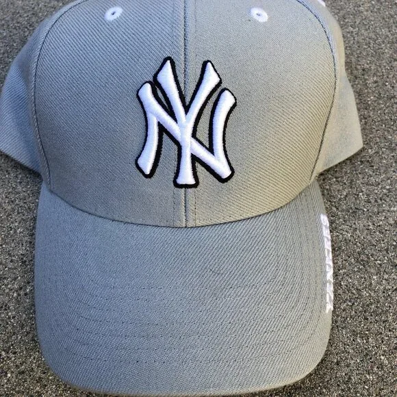 VTG 90s TWINS ENTERPRISE INC New York Yankees Hat Men's MLB Baseball Cap Wool - Picture 3 of 5